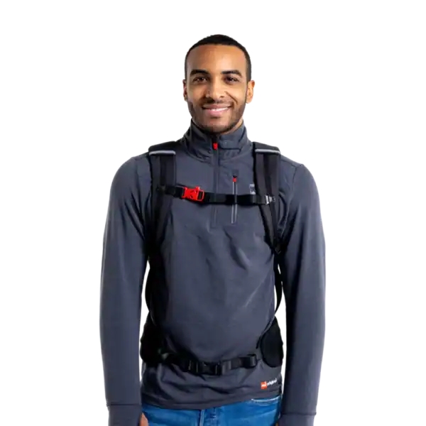 Sac à Dos léger et imperméable Red Original 35L - Noir – Image 12