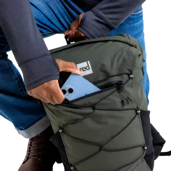 Sac à Dos léger et imperméable Red Original 22L - Vert olive – Image 12