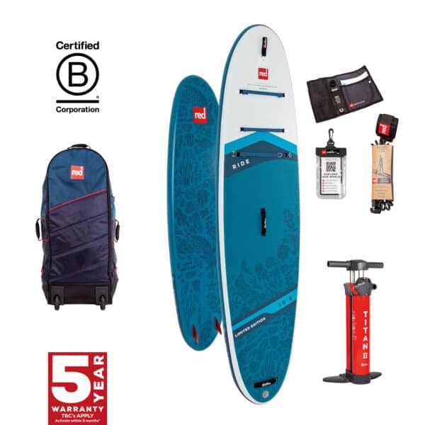 10'6" Ride Limited Edition red paddle