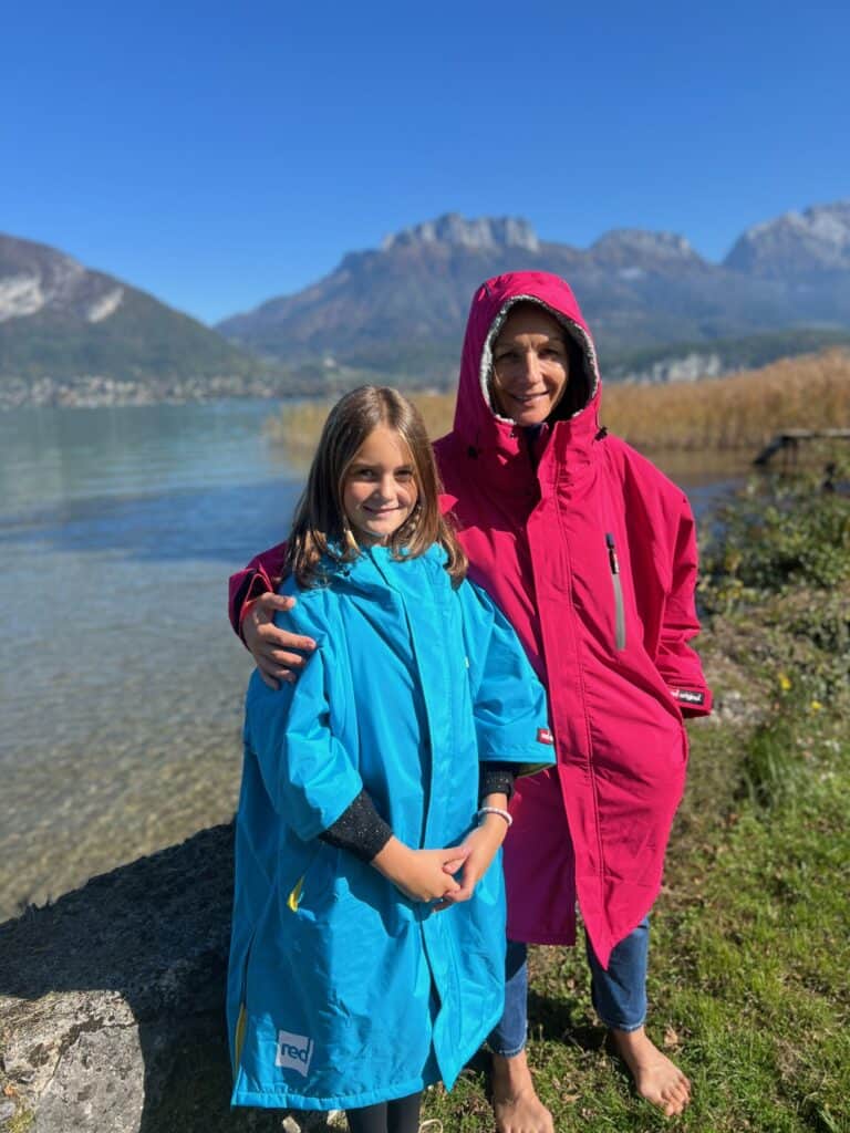 Veste de pluie imperméable pour enfant et adulte pour sports nautiques et paddle opti.