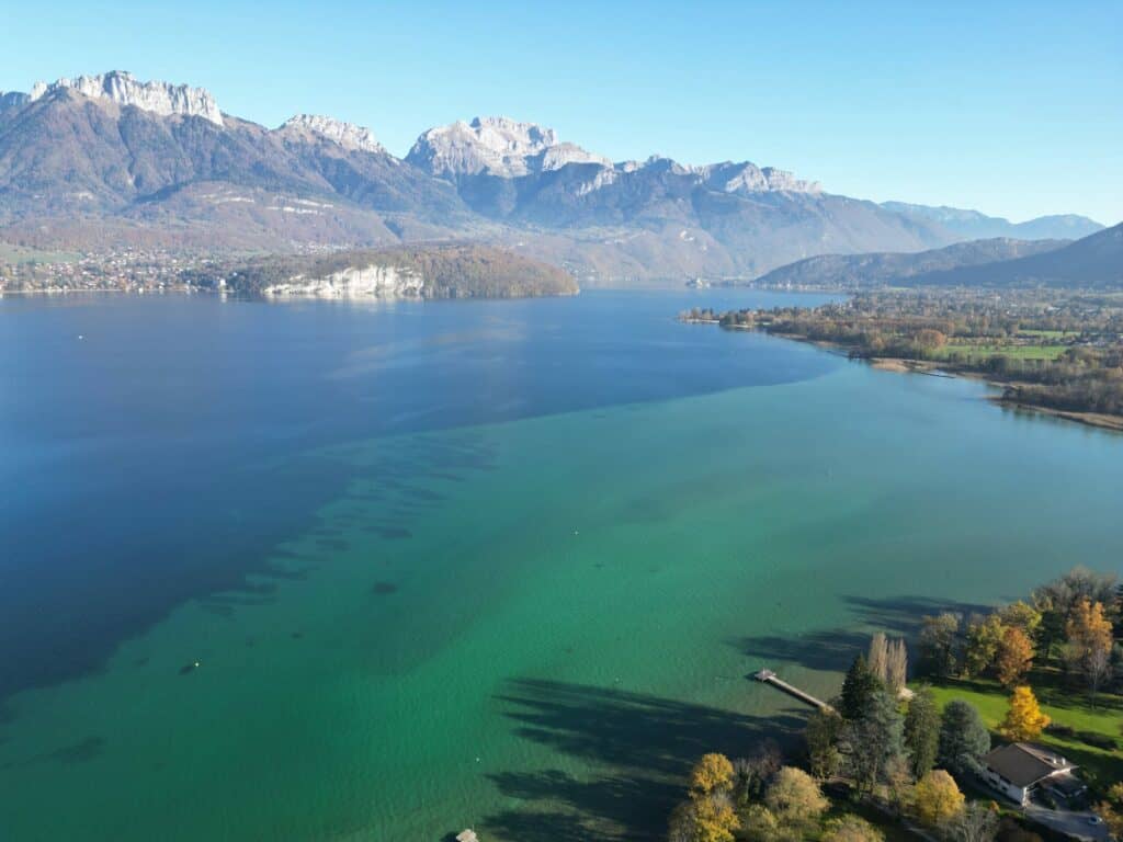 lac annecy automne
