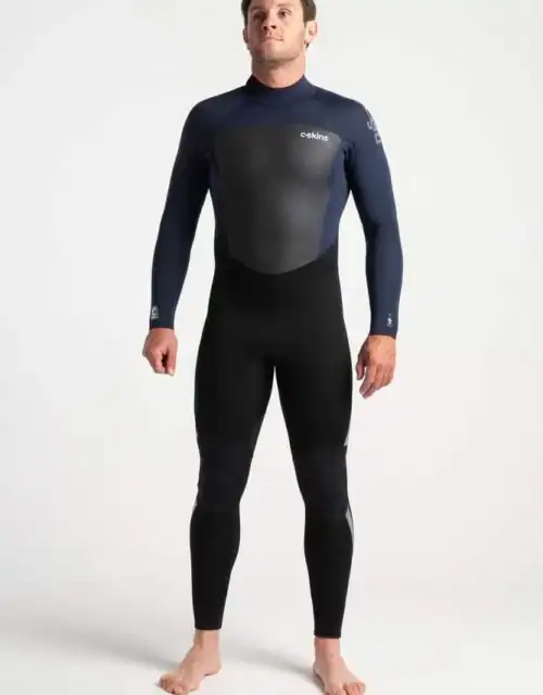 Combinaison C-Skins Legend 5/4mm Homme - Back Zip (Noir/Gris)