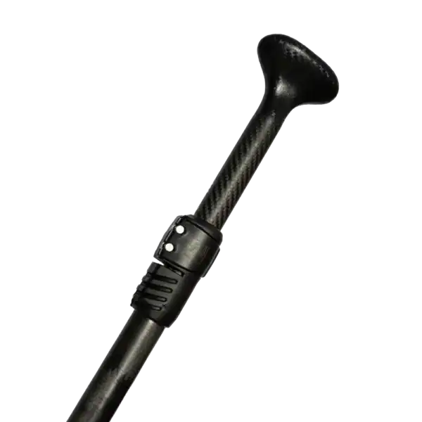 Poignée de pagaie Op­ti pour planche à voile, carbone léger et durable, accessoire paddle de haute performance.