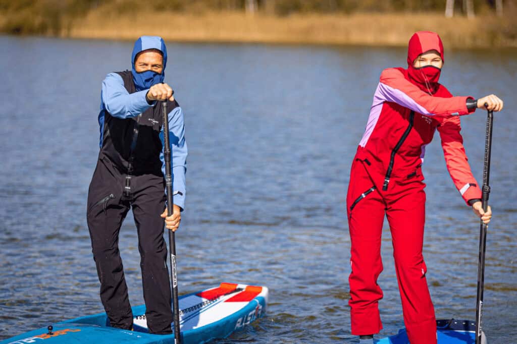 test Combinaison sèche Starboard Sprint Team pour le Stand Up Paddle en hiver.