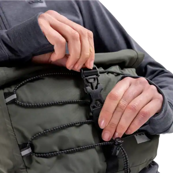 Sac bandoulière étanche léger 7L - Vert Olive – Image 11