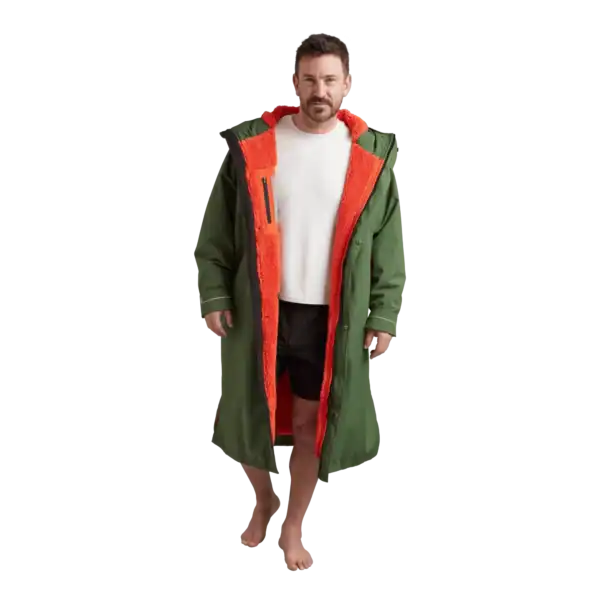 Veste de change Red Paddle Pro Change EVO Forest Green Homme - Vue de face imperméable