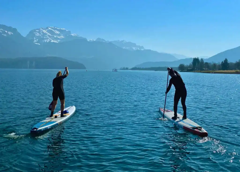 paddle reprise arrivée précoce du printemps