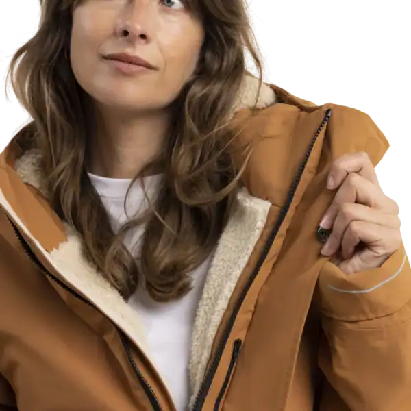 Parka EVO Pro Slimline femme – caramel