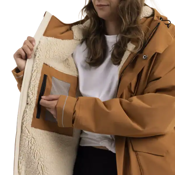 Parka EVO Pro Slimline femme – caramel