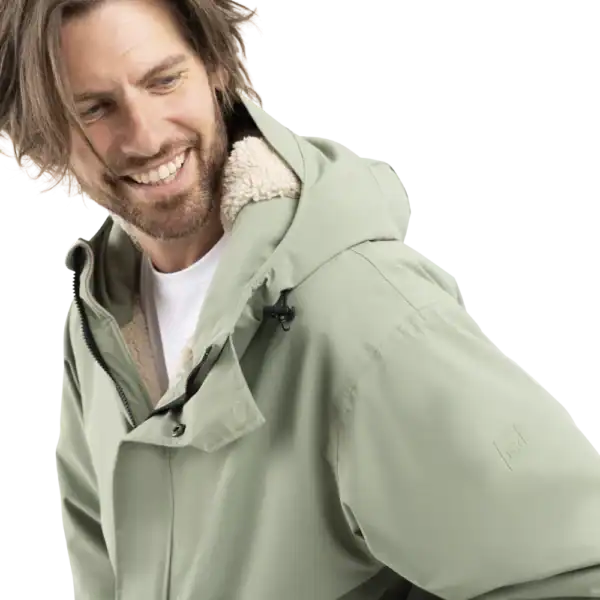 Parka EVO Pro Slimline Homme – Sage Green (Vert Sauge)