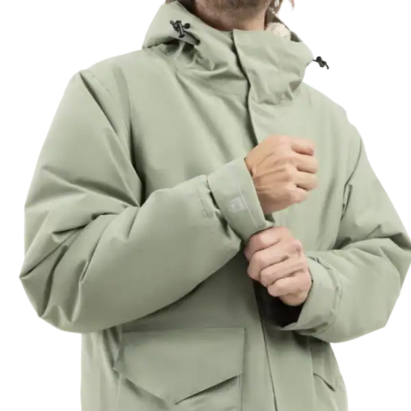 Parka EVO Pro Slimline Homme – Sage Green (Vert Sauge)