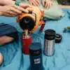 red equipment flask 330ml lifestyle