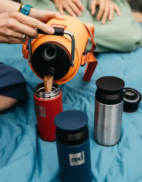 red equipment flask 330ml lifestyle