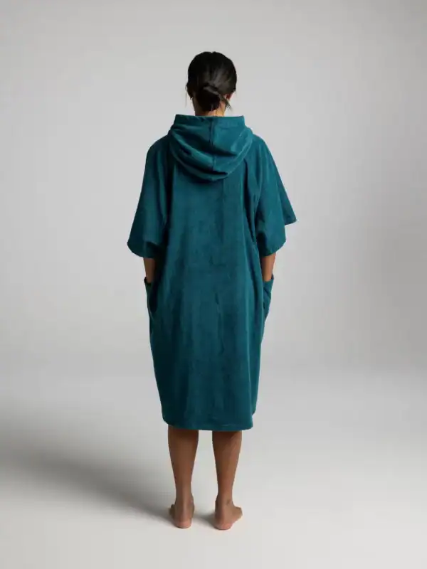 Red Equipment Poncho Towel — Poncho éponge 100% coton Deep Teal