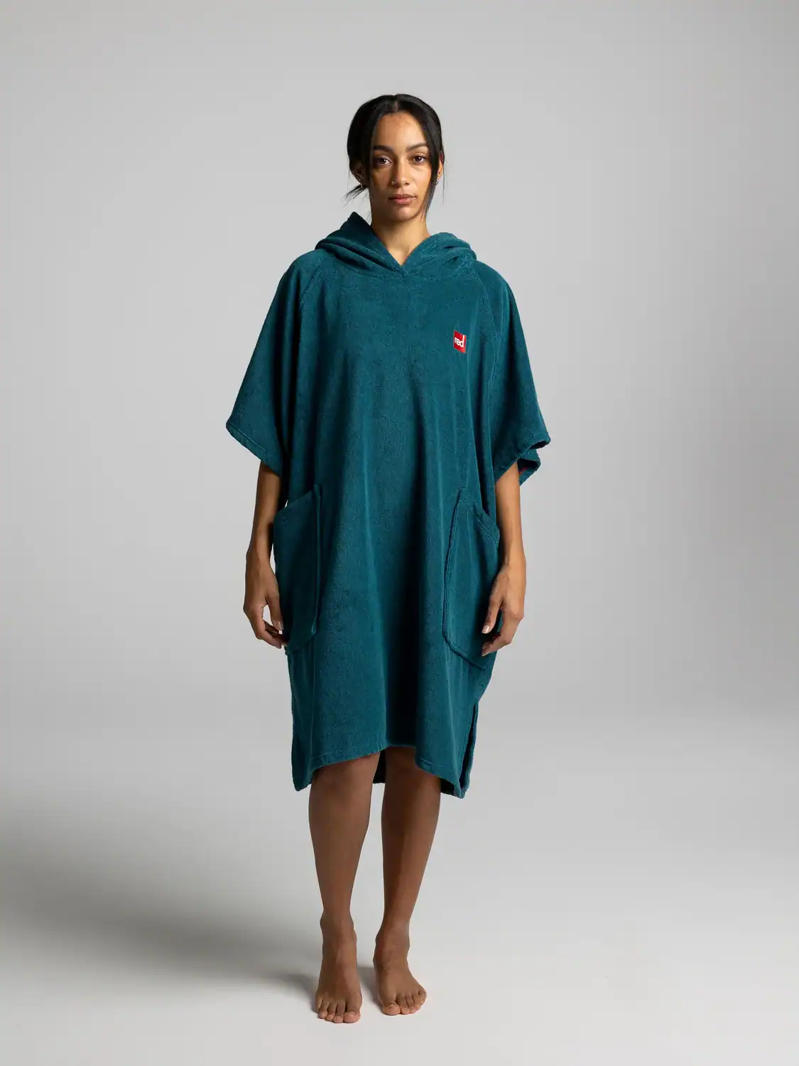 Red Equipment Poncho Towel — Poncho éponge 100% coton Deep Teal