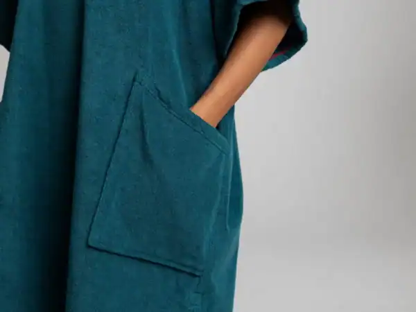 Red Equipment Poncho Towel — Poncho éponge 100% coton Deep Teal