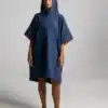 red poncho microfibre adulte admiral blue 01 face
