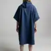 red poncho microfibre adulte admiral blue 02 homme dos