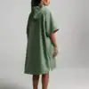 red poncho microfibre adulte sage green 01 face