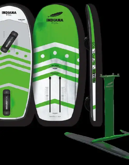 Indiana Pump Foil Pack Manta XL Complete + Foil 105 Carbon — packshot officiel