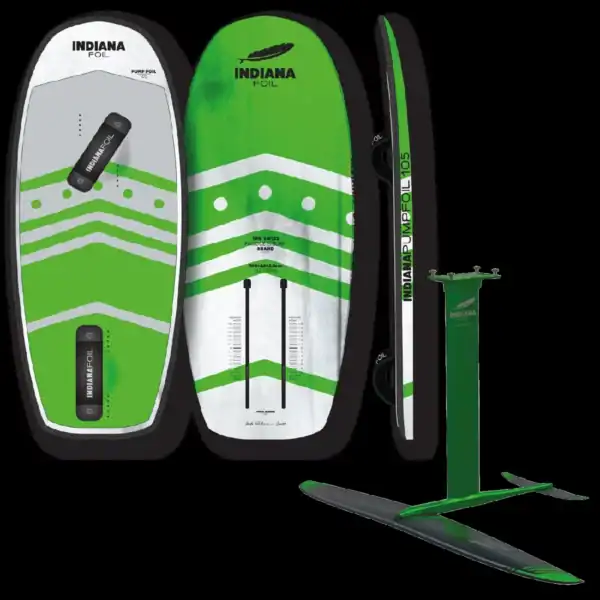 Indiana Pump Foil Pack Manta XL Complete + Foil 105 Carbon — packshot officiel