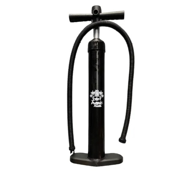 pompe double action tropic paddle Pompe SUP Tropic Paddle double action avec manomètre pour paddle gonflable
