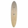 Stand up paddle rigide Surfpistols Duke 10'5 Perf en bois de paulownia, vue de dessus