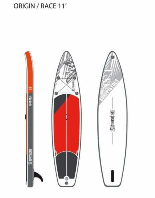 Pack stand up paddle gonflable Surfpistols Origin 11'0 x 30 x 6 complet