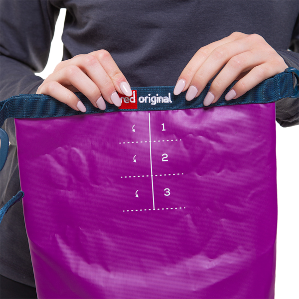 sac étanche roll top dry bag 10l red equipment Sac étanche Red Roll Top Dry Bag 10L Venture Purple vue 3