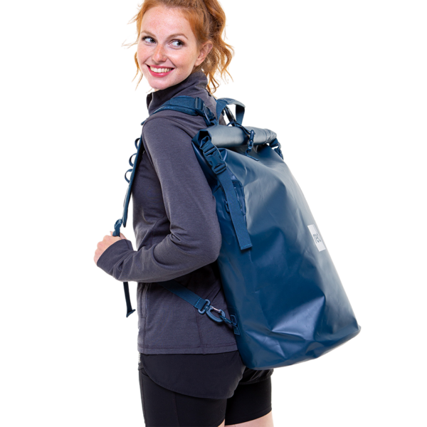 sac à dos étanche roll top dry bag backpack 30l red equipment Sac à dos étanche Red Roll Top Dry Bag 30L Deep Blue vue 2